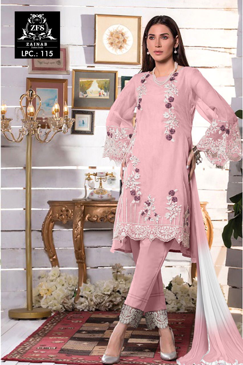 Zainab Fashion Studio Ipc 115 Fancy Festive Wear Designer Ready Made Collection